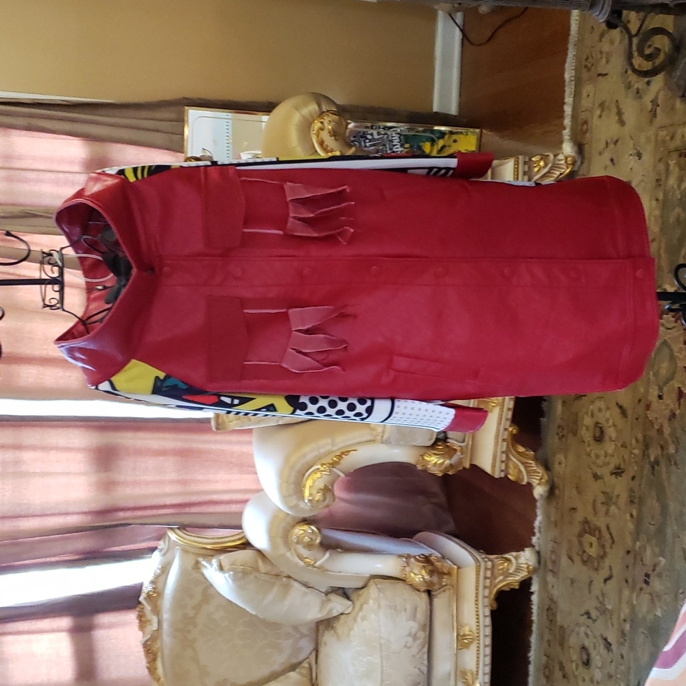 This is something different Shirt  Vegan dress, or coat.